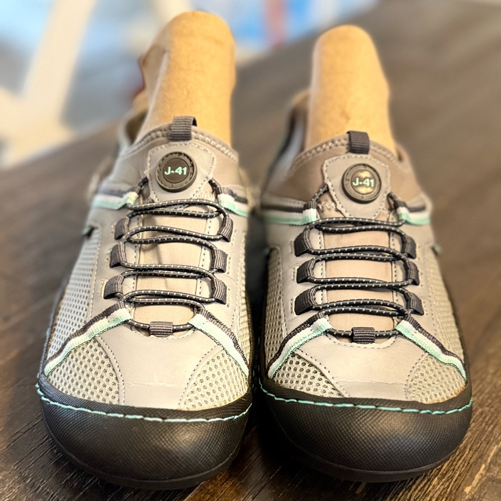 JBU Jsport Women’s Water Ready Gray /Teal  Outdoor Shoes 8M